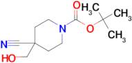 tert-Butyl 4-cyano-4-(hydroxymethyl)piperidine-1-carboxylate