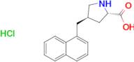 (2S,4R)-4-(Naphthalen-1-ylmethyl)pyrrolidine-2-carboxylic acid hydrochloride