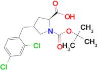 (2S,4R)-1-(tert-Butoxycarbonyl)-4-(2,4-dichlorobenzyl)pyrrolidine-2-carboxylic acid