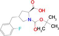 (2S,4R)-1-(tert-Butoxycarbonyl)-4-(2-fluorobenzyl)pyrrolidine-2-carboxylic acid