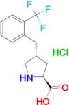 (2S,4R)-4-(2-(Trifluoromethyl)benzyl)pyrrolidine-2-carboxylic acid hydrochloride