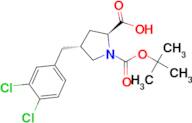 (2S,4R)-1-(tert-Butoxycarbonyl)-4-(3,4-dichlorobenzyl)pyrrolidine-2-carboxylic acid