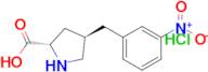 (2S,4R)-4-(3-Nitrobenzyl)pyrrolidine-2-carboxylic acid hydrochloride