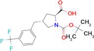 (2S,4R)-1-(tert-Butoxycarbonyl)-4-(3-(trifluoromethyl)benzyl)pyrrolidine-2-carboxylic acid