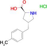 (2S,4R)-4-(4-Methylbenzyl)pyrrolidine-2-carboxylic acid hydrochloride