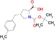 (2S,4R)-1-(tert-Butoxycarbonyl)-4-(4-methylbenzyl)pyrrolidine-2-carboxylic acid