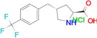 (2S,4R)-4-(4-(Trifluoromethyl)benzyl)pyrrolidine-2-carboxylic acid hydrochloride