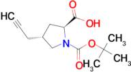 (2S,4R)-1-(tert-Butoxycarbonyl)-4-(prop-2-yn-1-yl)pyrrolidine-2-carboxylic acid