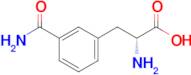 (R)-2-Amino-3-(3-carbamoylphenyl)propanoic acid