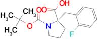 (S)-1-(tert-Butoxycarbonyl)-2-(2-fluorobenzyl)pyrrolidine-2-carboxylic acid