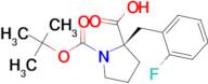 (R)-1-(tert-Butoxycarbonyl)-2-(2-fluorobenzyl)pyrrolidine-2-carboxylic acid