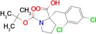 (S)-1-(tert-Butoxycarbonyl)-2-(2,4-dichlorobenzyl)pyrrolidine-2-carboxylic acid