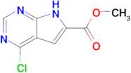 Methyl 4-chloro-7H-pyrrolo[2,3-d]pyrimidine-6-carboxylate