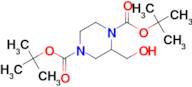 Di-tert-butyl 2-(hydroxymethyl)piperazine-1,4-dicarboxylate