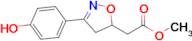 Methyl 2-(3-(4-hydroxyphenyl)-4,5-dihydroisoxazol-5-yl)acetate