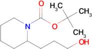 tert-Butyl 2-(3-hydroxypropyl)piperidine-1-carboxylate