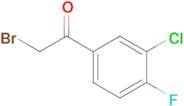 2-Bromo-1-(3-chloro-4-fluorophenyl)ethanone