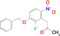 1-(3-(benzyloxy)-2-fluoro-6-nitrophenyl)propan-2-one