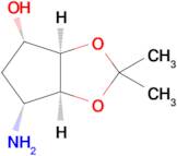 (3aR,4S,6R,6aS)-6-Amino-2,2-dimethyltetrahydro-3aH-cyclopenta[d][1,3]dioxol-4-ol