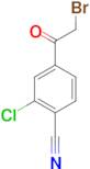 4-(2-BROMOACETYL)-2-CHLORO-BENZONITRILE,