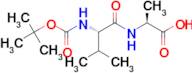 (S)-2-((S)-2-(tert-butoxycarbonylamino)-3-methylbutanamido)propanoic acid