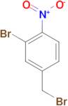 Benzene, 2-bromo-4-(bromomethyl)-1-nitro-