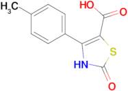 4-(4-methylphenyl)-2-oxo-2,3-dihydro-1,3-thiazole-5-carboxylic acid