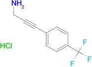 3-[4-(Trifluoromethyl)phenyl]prop-2-yn-1-amine hydrochloride