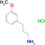 3-(3-Methoxyphenyl)propan-1-amine hydrochloride