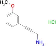 3-(3-Methoxyphenyl)prop-2-yn-1-amine hydrochloride