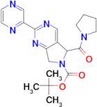 tert-Butyl 2-pyrazin-2-yl-5-(pyrrolidin-1-ylcarbonyl)-5,7-dihydro-6H-pyrrolo[3,4-d]pyrimidine-6-carboxylate