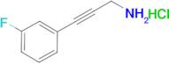 3-(3-fluorophenyl)prop-2-yn-1-amine hydrochloride