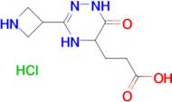 3-(3-azetidin-3-yl-6-oxo-1,4,5,6-tetrahydro-1,2,4-triazin-5-yl)propanoic acid hydrochloride