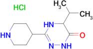 5-isopropyl-3-piperidin-4-yl-4,5-dihydro-1,2,4-triazin-6(1H)-one hydrochloride