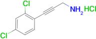 3-(2,4-dichlorophenyl)prop-2-yn-1-amine hydrochloride
