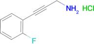 3-(2-fluorophenyl)prop-2-yn-1-amine hydrochloride