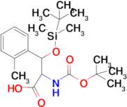 DL-threo-3-(2-methylphenyl)-2-tert -butoxycarbonylamino-3-(tert-butyl-dimethyl-silanyloxy)-propion…