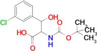 DL-threo-2-[(tert-butoxycarbonyl)amino]-3-(3-chlorophenyl)-3-hydroxypropanoic acid