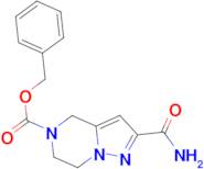 benzyl 2-(aminocarbonyl)-6,7-dihydropyrazolo[1,5-a]pyrazine-5(4H)-carboxylate