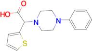 (4-phenylpiperazin-1-yl)(thien-2-yl)acetic acid
