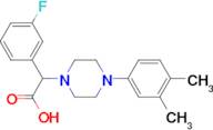 [4-(3,4-dimethylphenyl)piperazin-1-yl](3-fluorophenyl)acetic acid