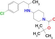 tert-butyl 4-{[2-(4-chlorophenyl)-1-methylethyl]amino}piperidine-1-carboxylate