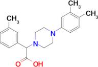 [4-(3,4-dimethylphenyl)piperazin-1-yl](3-methylphenyl)acetic acid