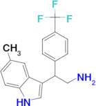 2-(5-methyl-1H-indol-3-yl)-2-[4-(trifluoromethyl)phenyl]ethanamine