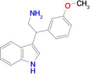 2-(1H-indol-3-yl)-2-(3-methoxyphenyl)ethanamine