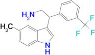 2-(5-methyl-1H-indol-3-yl)-2-[3-(trifluoromethyl)phenyl]ethanamine