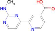 2-[2-(methylamino)pyrimidin-4-yl]isonicotinic acid