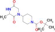 tert-butyl 4-(3-methyl-2,5-dioxopiperazin-1-yl)piperidine-1-carboxylate