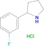 2-(3-Fluorophenyl)pyrrolidine hydrochloride