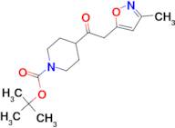 tert-butyl 4-[(3-methylisoxazol-5-yl)acetyl]piperidine-1-carboxylate